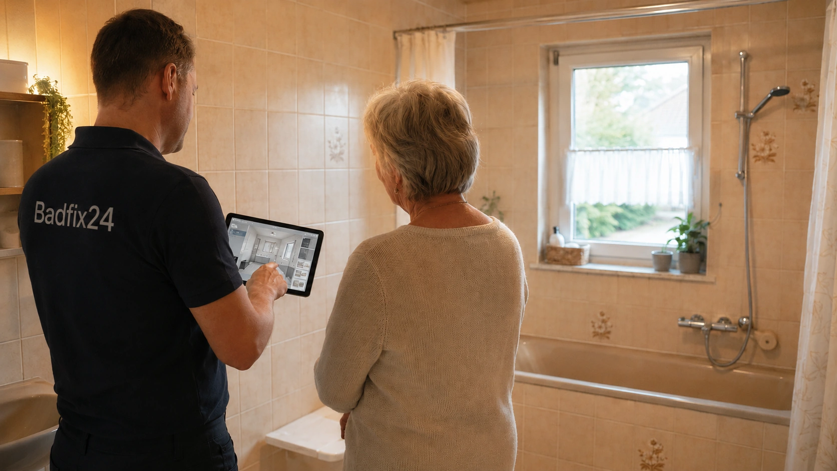 Persönliche Beratung im bestehenden Badezimmer