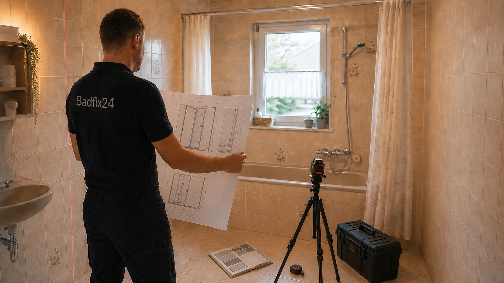 Planung des neuen Badezimmers